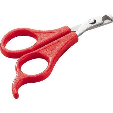 Nail Scissors Red 10.5x6x0.7 Cm