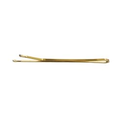 T4B LUSSONI 250 Hair Grips Hairpins Smooth Hair Clips 6cm Golden - Pack of 250