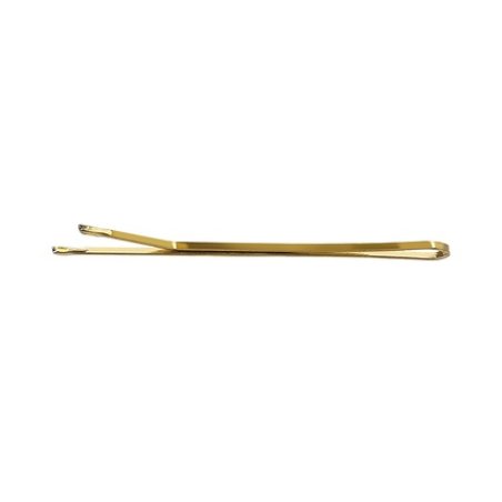 T4B LUSSONI 250 Hair Grips Hairpins Smooth Hair Clips 6cm Golden - Pack of 250
