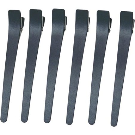 Eurostil Compartment Clips Compartment Clip Clips Pack Of 6 Black Plastic