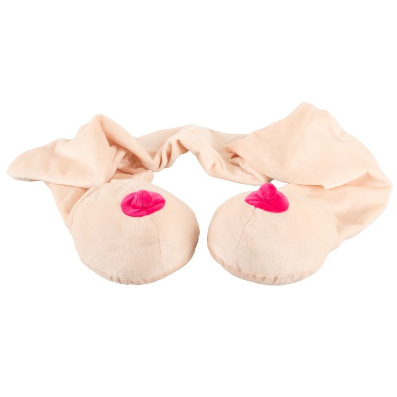 Scarf with two boobs