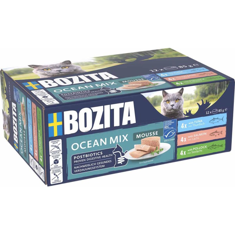 Bozita - Mousse Mixed Sea -12 x 85g