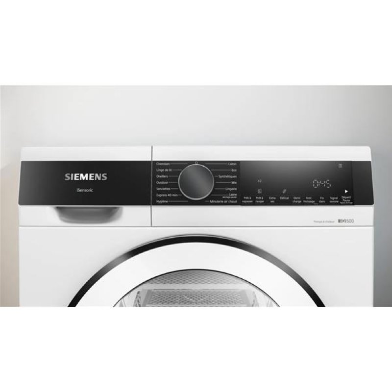 Sèche-linge pompe à chaleur, IQ500, Classe énergie C, 8,0 kg, easyClean *