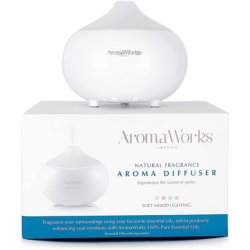 Aromaworks Natural Fragrance Aroma Diffuser - Plug-In, Mini Humidifier, Soft