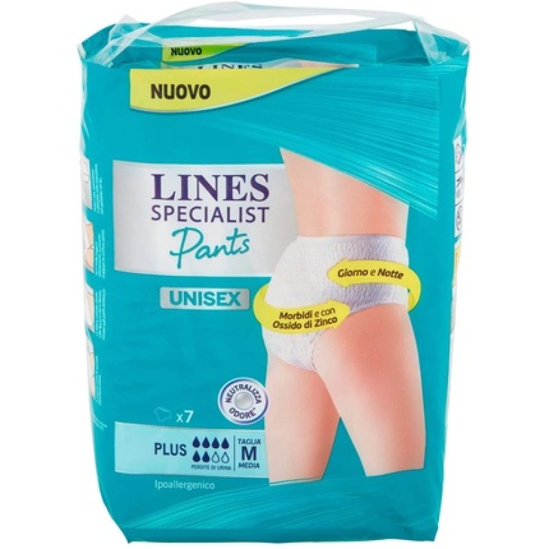 Lines Specialist Diapers Plus Unisex Size M