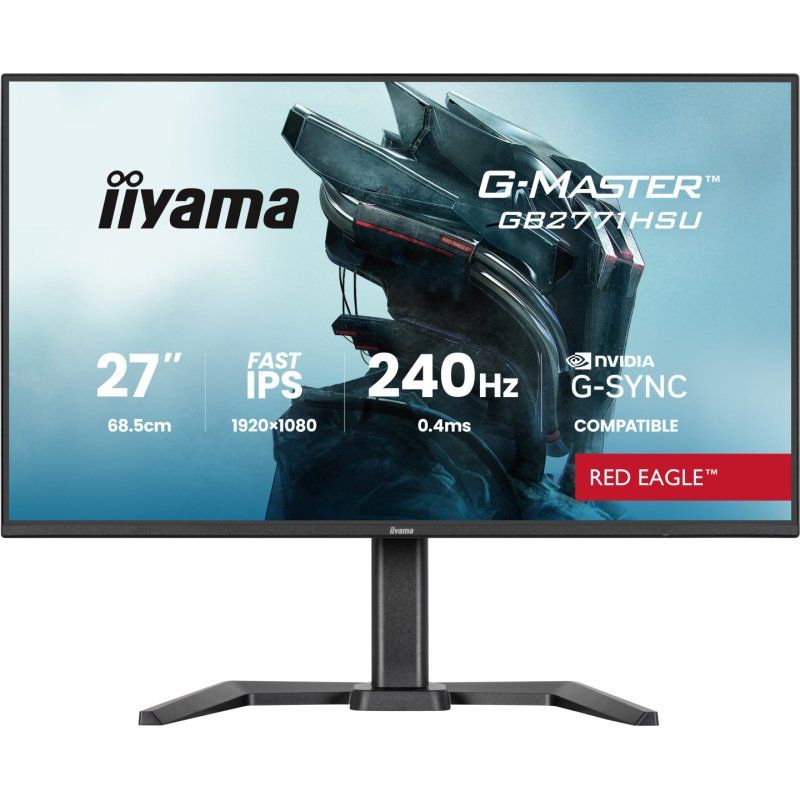 iiyama Join the pro squad with the 27" G-Master Red Eagle, built for pure speed with a 240Hz refresh rate