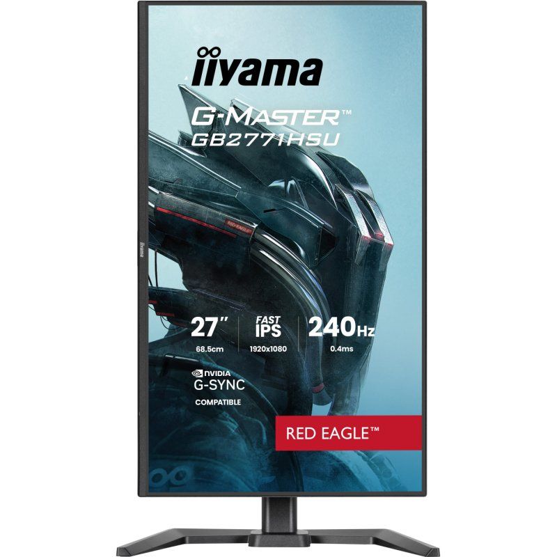 iiyama Join the pro squad with the 27" G-Master Red Eagle, built for pure speed with a 240Hz refresh rate