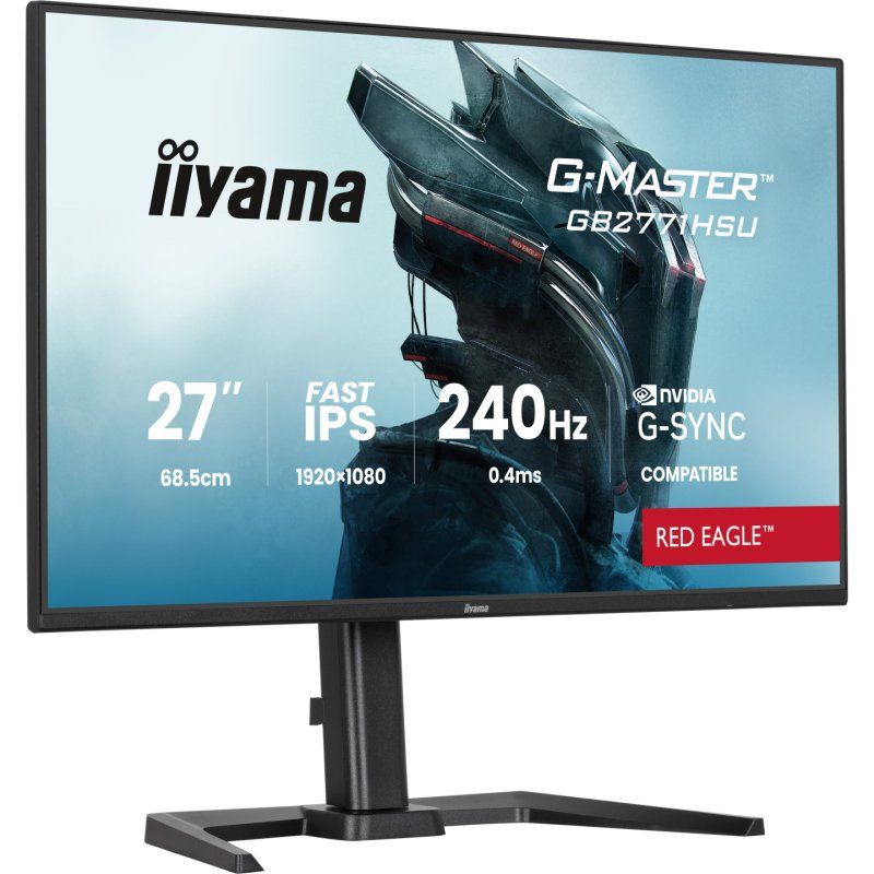 iiyama Join the pro squad with the 27" G-Master Red Eagle, built for pure speed with a 240Hz refresh rate
