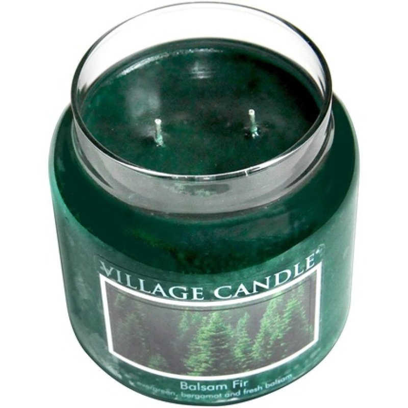 Village Candle 106316383 Scented Candle - Balsam Fir 454g Jar 10.1 X 10.1 X 12.1 Cm