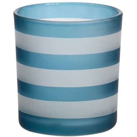 Yankee Candle Yank6 Coastal Living Tealight Holder, Glass, Blue, 7 X 7 X 7.5 Cm 7