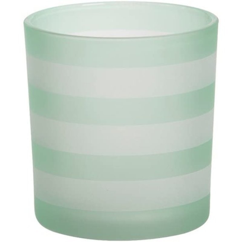 Yankee Candle Yank6 Coastal Living Tealight Holder, Glass, Green, 7 X 7 X 7.5 Cm 7