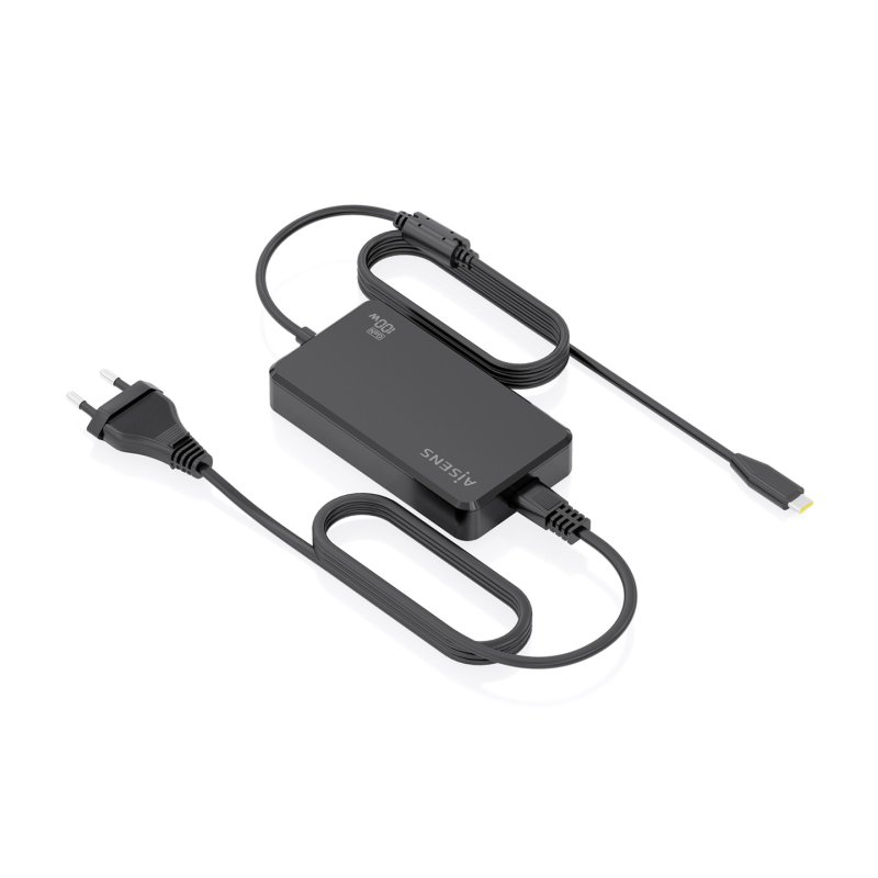 AISENS ASCH-1PD100D070-BK adaptateur de puissance & onduleur Intérieure 100 W Noir