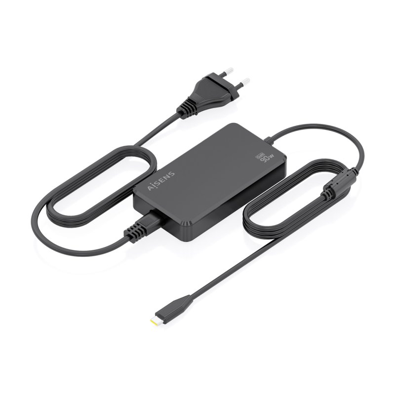 AISENS ASCH-1PD90D069-BK power adapter/inverter Indoor 90 W Black