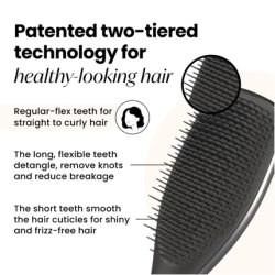 Tangle Teezer Chrome Ultimate Detangler Brush for Wet & Dry Hair