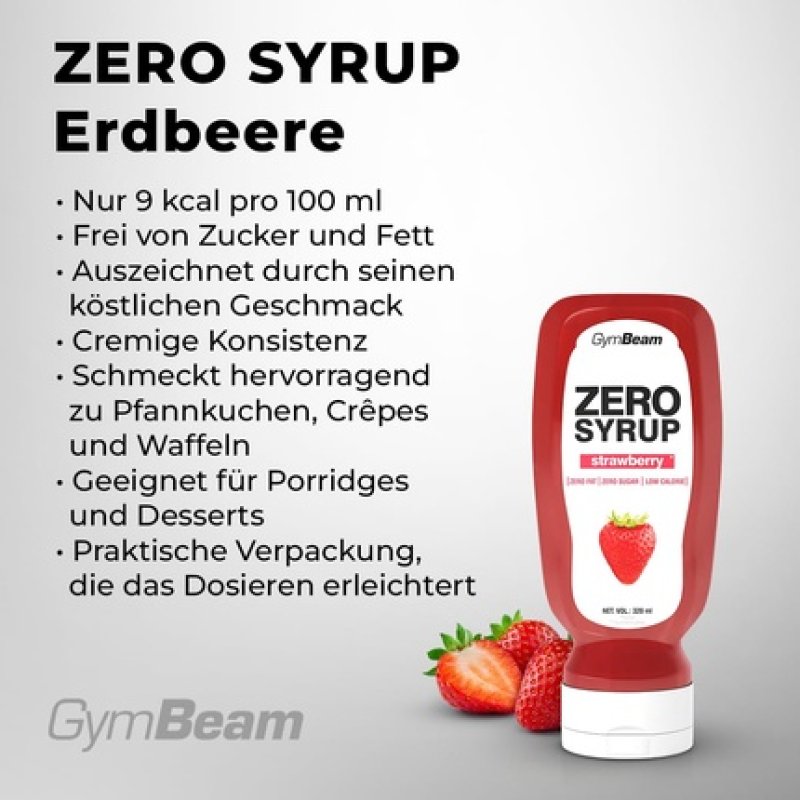 Gymbeam Zero Sugar-Free Topping Syrup - Ideal