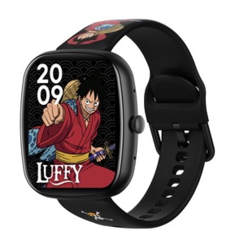 Abyx Fit - Ozone 4 - Montre connectée One Piece - Monkey D. Luffy - Noire
