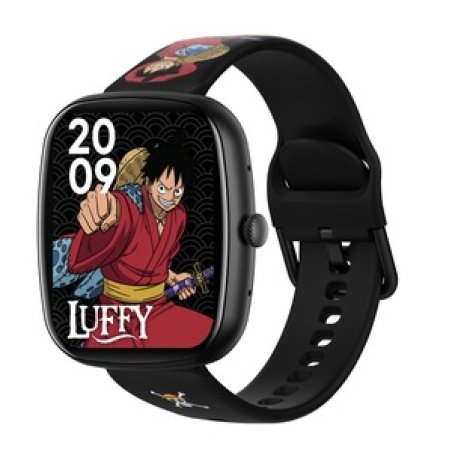 Abyx Fit - Ozone 4 - Montre connectée One Piece - Monkey D. Luffy - Noire