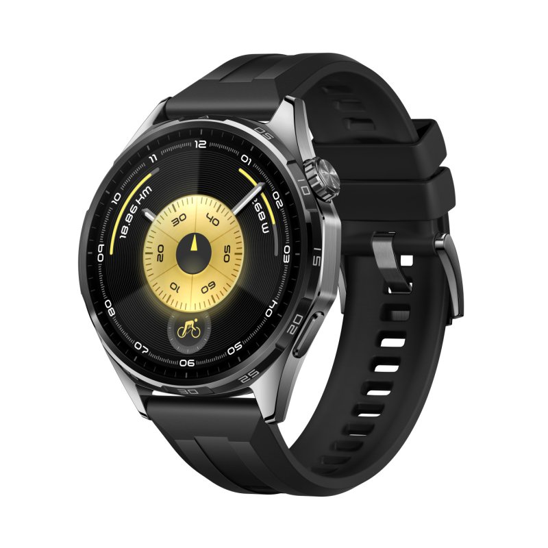 Huawei WATCH GT6 3,73 cm (1.47") AMOLED 46 mm Numérique 466 x 466 pixels Écran tactile Acier inoxydable GPS