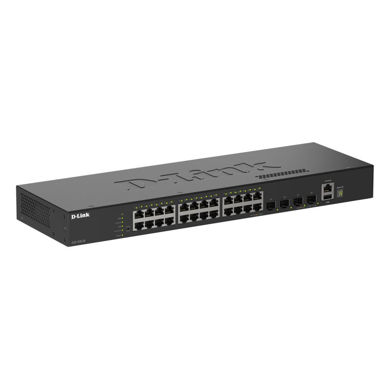 D-LINK 24 Ports GE 4 Ports 10G SFP 