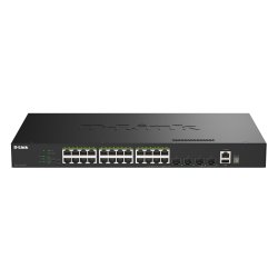 D-LINK 24 Ports GE PoE 30W 4 Ports 10G