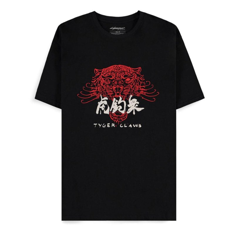 Cyberpunk 2077 T-Shirt Tiger Claws Size L