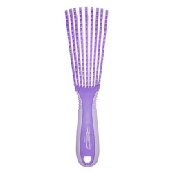 Red By Kiss 9 Row Glide & Define Detangling Brush Flexible Purple