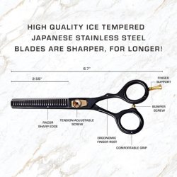 Red By Kiss Premium Artisan Professional Hair Shears Ice Tempered Japanese