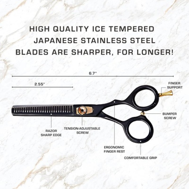 Red By Kiss Premium Artisan Professional Hair Shears Ice Tempered Japanese