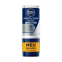 NIVEA Men Derma Dry Control Maximum Hommes Déodorant roll-on 50 ml 1 pièce(s)