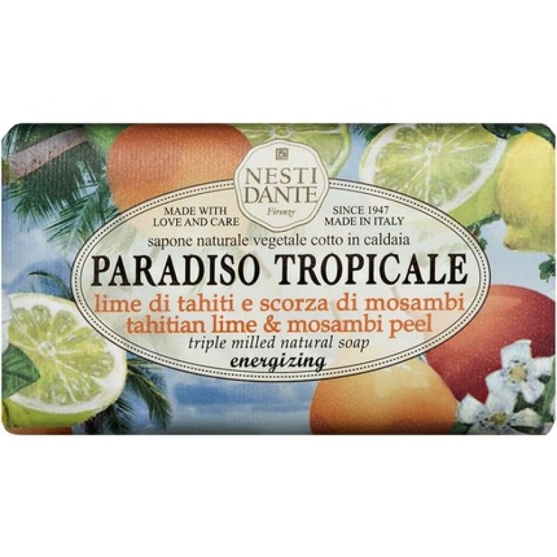 NESTI DANTE Paradiso Tropicale Tahitian Lime & Mosambi Peel Soap 250g