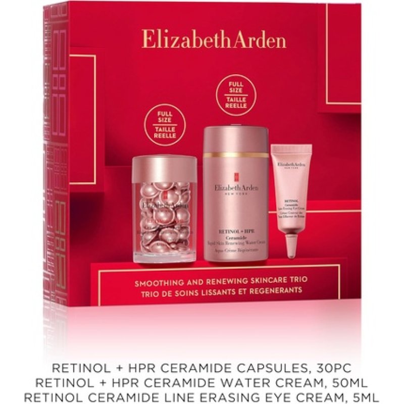 Elizabeth Arden Retinol Renewal Retinol HPR Ceramide Water Cream Gift Set - 3 Pieces