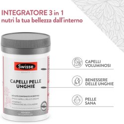 Swisse Hair Skin Nails Hair Supplements with Biotin 100 Tablets