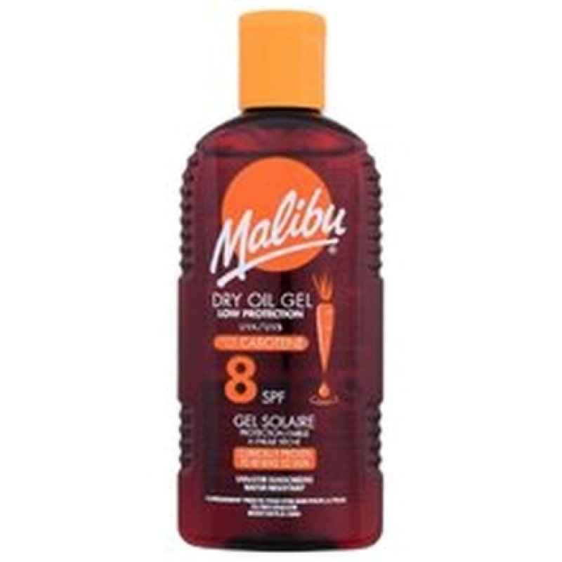 Malibu Sun Lotion SPF8 Continuous Dry Oil Spray 200ml