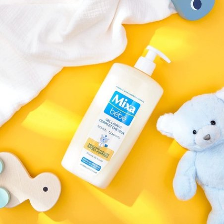 Mixa Soap-Free Body/Hair Wash Gel Developed with Midwives 750ml