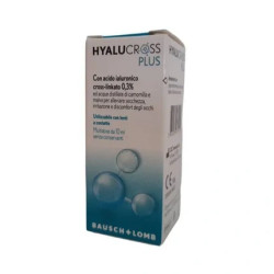 Bausch Lomb Hyalucross Plus Eye Drops - 10 Milliliters