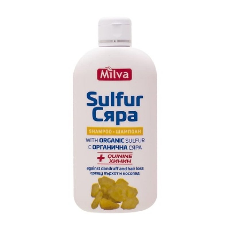Milva Sulfur and Quinine Shampoo 200ml