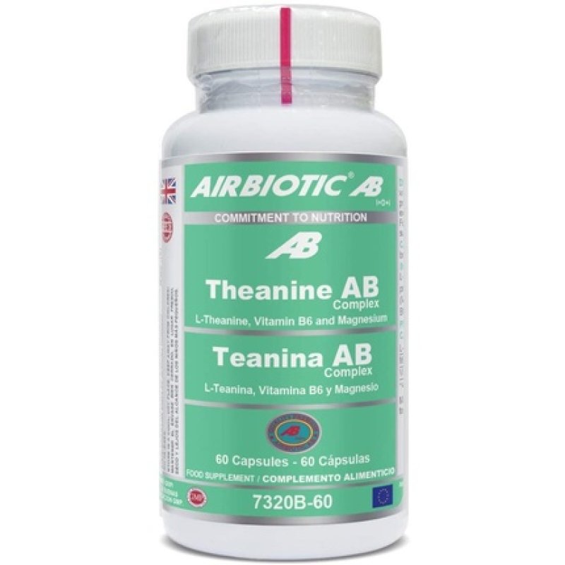Nutricosmetics Airbiotic Teanina Ab Complex L-Theanine with Vitamin B6 and Mag