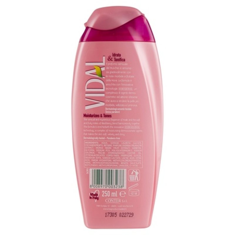 Vidal Blackberry and Moss Shower 250ml