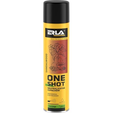 Erla Air Freshener for Home 'One Shot' 600ml Room Spray with 3m Reach Odor