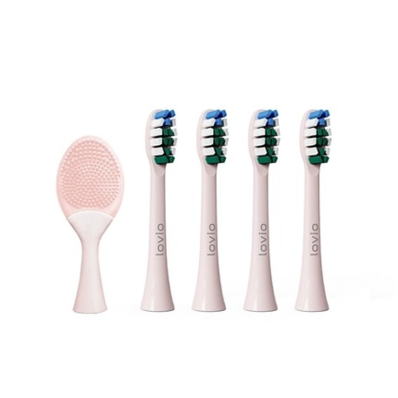 Sonicprotect Pro Soft Brush Heads For Sonic Toothbrush Pink Lvtb124pkhs 5 Pieces