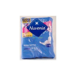 Sca Hygiene Products Ab Nuvenia Ultra Thin Night With Wings 10 Pieces