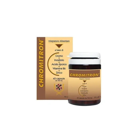 Piemme Pharmatech Italia Srl Chromitron Supplement For High Blood Sugar 40 Capsules