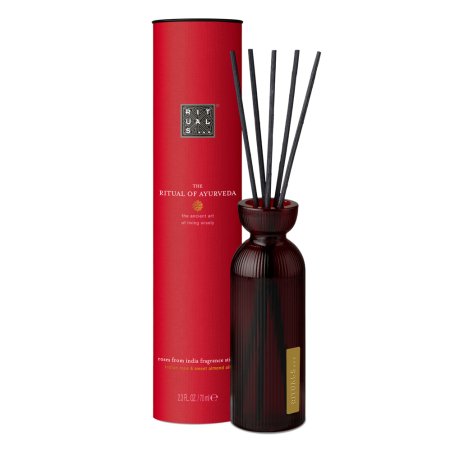 RITUALS Reed Diffuser Sticks from The Ritual of Ayurveda 70ml with Indian Rose and Sweet Almond Oil Soothing Properties