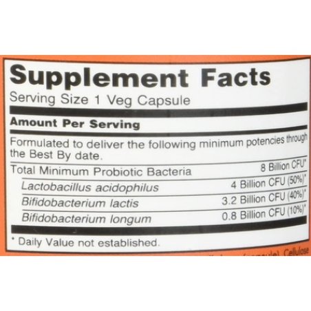 8 Trillion Acidophilus And Bifidus,60 Veg. Capsules