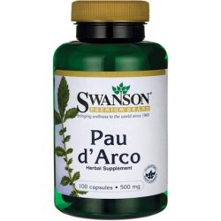 Lapachorinde Pau D'Arco Herbal Supplement 100 Capsules 500mg