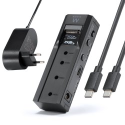 Ewent EW7065 Boîtier de disques de stockage Boîtier disque dur/SSD Noir 2.5/3.5"