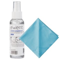 Ewent EW5668 equipment cleansing kit Screens/Plastics, Universal 100 ml