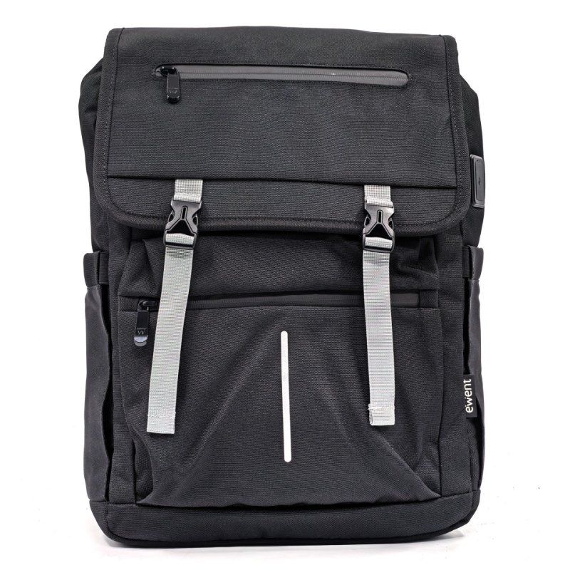 Ewent EW2537 sacoche d'ordinateurs portables 40,9 cm (16.1") Sac à dos Noir