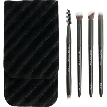 Brushworks Mini Travel Eye Brush Set
