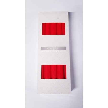 Bispol Taper Candles 245/23 - Red